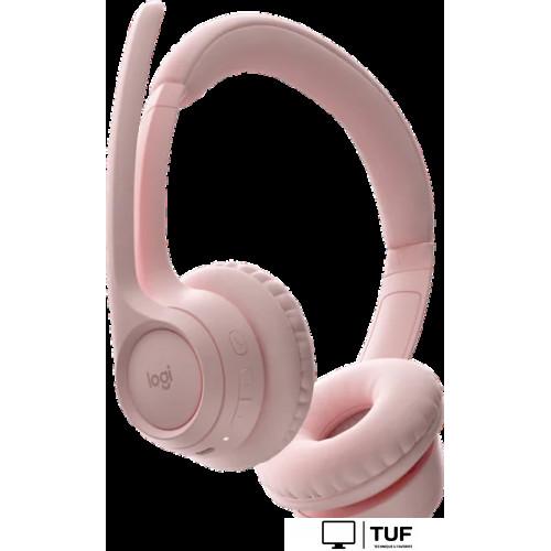 Офисная гарнитура Logitech Zone 300 (розовый)