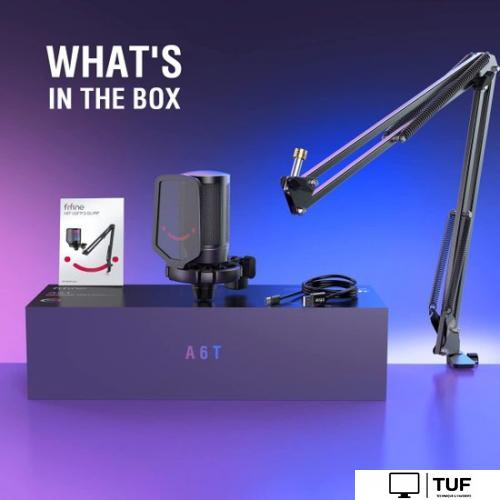 Проводной микрофон FIFINE A6T (черный)