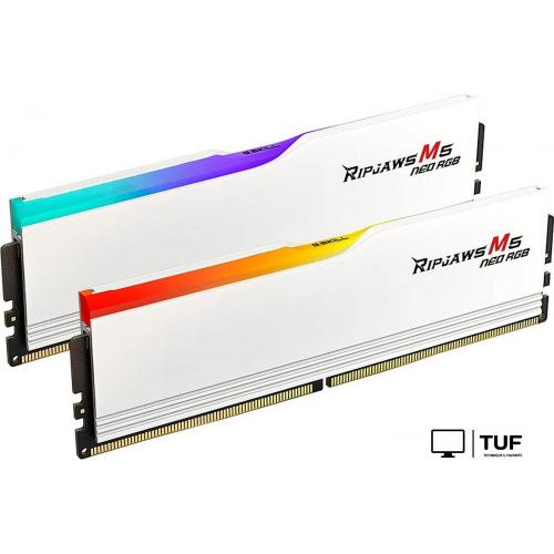 Оперативная память G.Skill Ripjaws M5 Neo RGB 2x48ГБ DDR5 6000 МГц F5-6000J3036F48GX2-RM5NRW