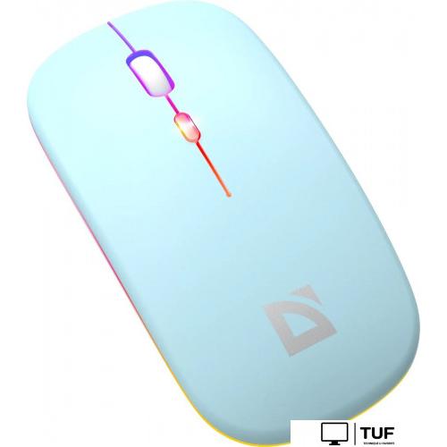 Мышь Defender Coda MB-261 (голубой/белый)