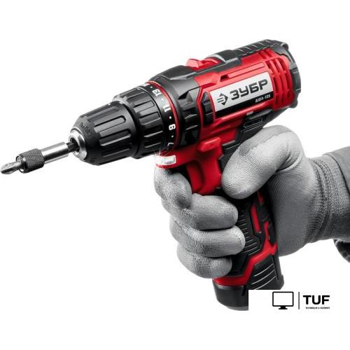 Дрель-шуруповерт Зубр Мастер ДШЛ-125-21 (с 1-м АКБ)