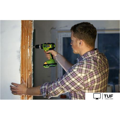 Ударная дрель-шуруповерт Fieldmann FDUV 70115-A (с 1-м АКБ, кейс)