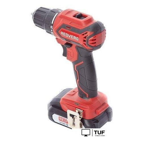 Дрель-шуруповерт RedVerg Power Сompact RD-S18MBL/U (с 2-мя АКБ, кейс)