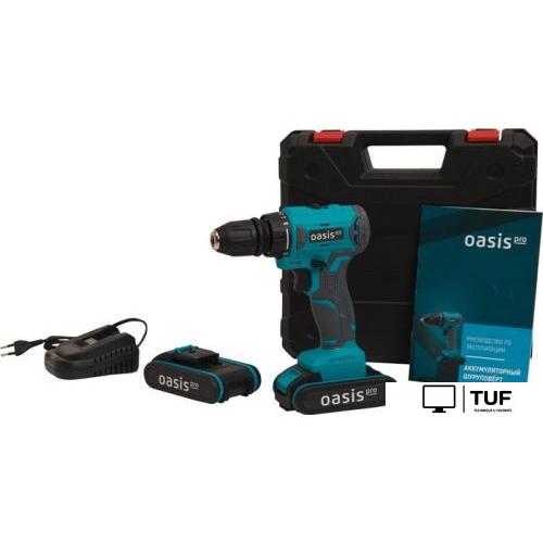 Дрель-шуруповерт Oasis ASD-20V Pro (с 2-мя АКБ, кейс)
