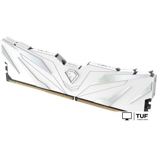 Оперативная память Netac Shadow II White 16ГБ DDR5 6000 МГц NTSWD5P60SP-16W