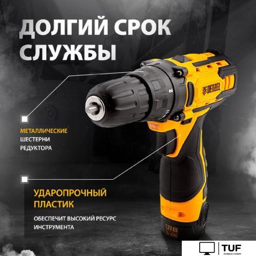 Дрель-шуруповерт Denzel CDL-12CB 26102 (с АКБ)