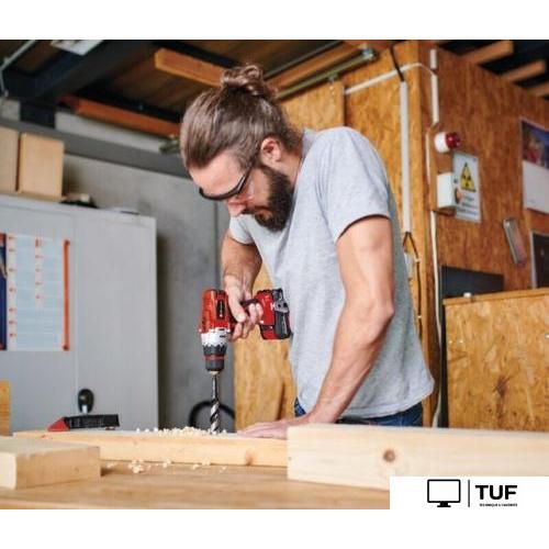 Дрель-шуруповерт Einhell TE-CD 18/2 Li 4514231 (с 2-мя АКБ, кейс)