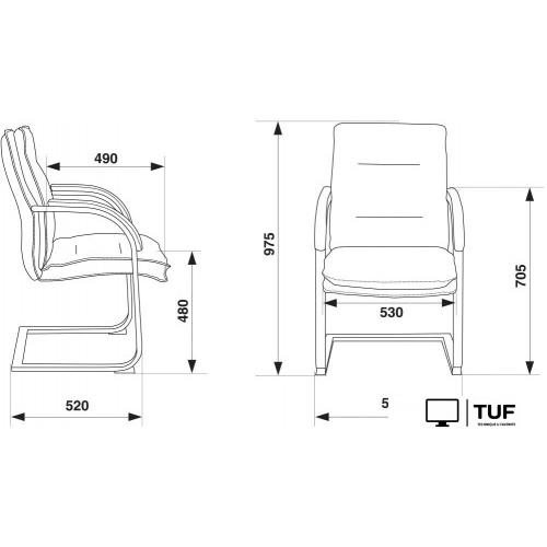 Офисный стул Бюрократ T-9927SL-LOW-V (черный)