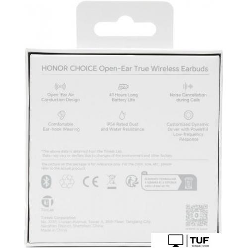 Наушники HONOR Choice Open-Ear (черный, международная версия)