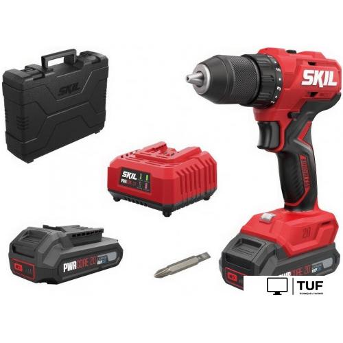 Дрель-шуруповерт Skil DL6280SE20 (с 2-мя АКБ, кейс)