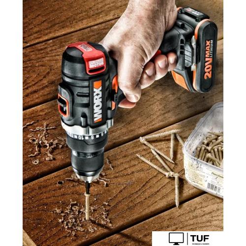 Дрель-шуруповерт Worx BL WX175 (с 2-мя АКБ, кейс)