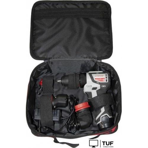 Дрель-шуруповерт Интерскол КомбиМАКС ДА-10/12В 36 687.2.2.79 (с 2-мя АКБ, кейс)