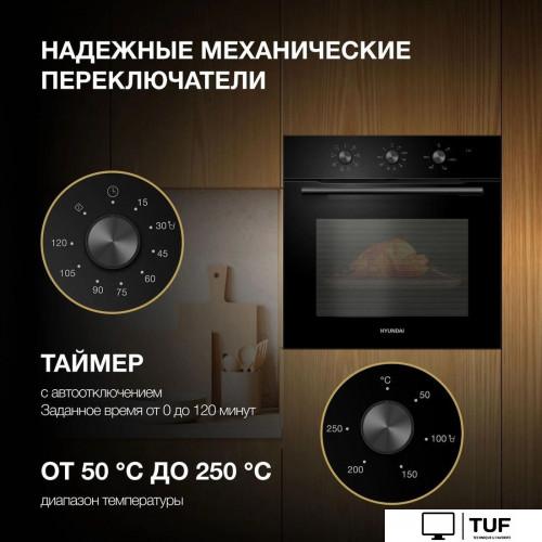 Электрический духовой шкаф Hyundai HEO 66412 BG