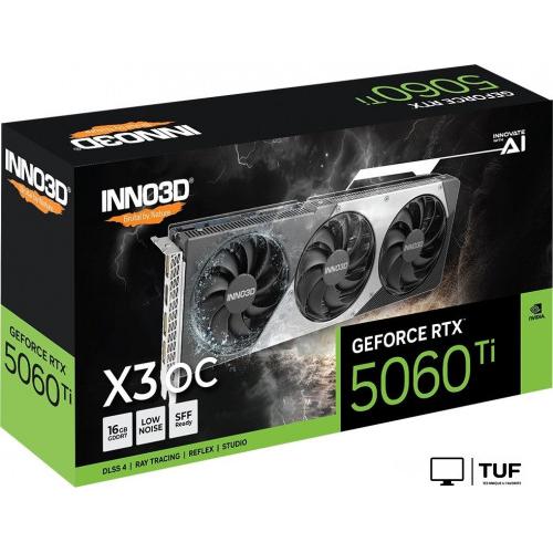 Видеокарта Inno3D GeForce RTX 5060 Ti 16GB Twin X3 OC N506T3-16D7X-191073L