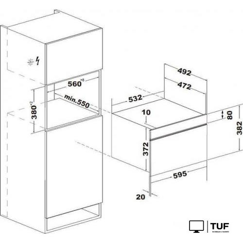 Микроволновая печь Weissgauff BMWO-342 DW Touch