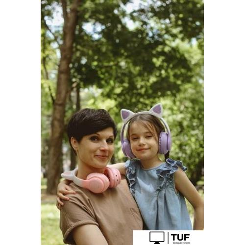 Наушники Miru Cat EP-W10 (розовый)