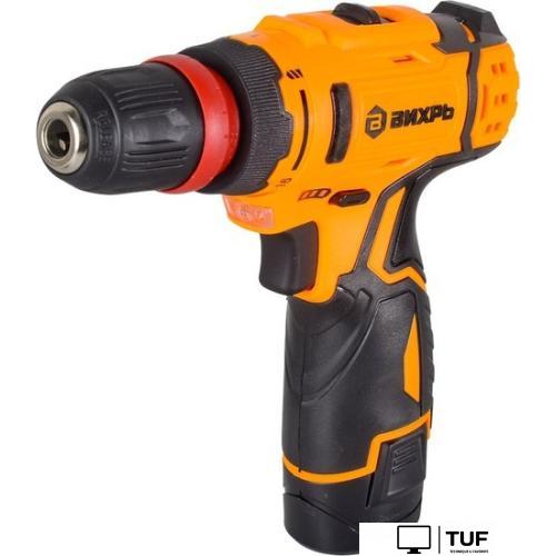 Дрель-шуруповерт Вихрь ДА-12Л-2КC (с 2-мя АКБ, кейс)