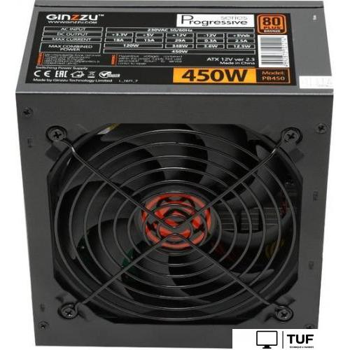 Блок питания Ginzzu PB450