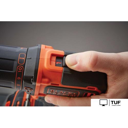 Ударная дрель-шуруповерт Black & Decker BDCHD18K1B2 (с 2-мя АКБ, кейс)