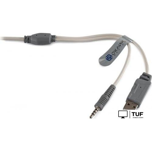 Наушники Oklick HS-L300G (белый)