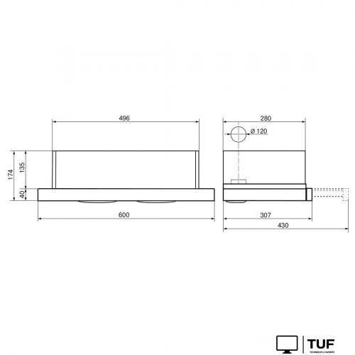 Кухонная вытяжка Elikor NT6311BX