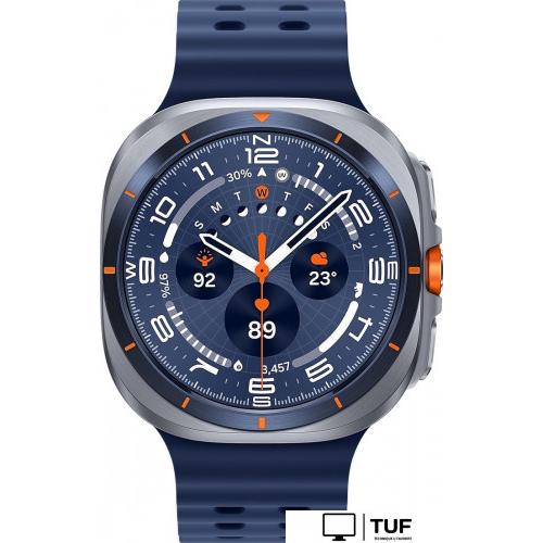 Умные часы Samsung Galaxy Watch Ultra 2025 47 мм LTE (синий титан)
