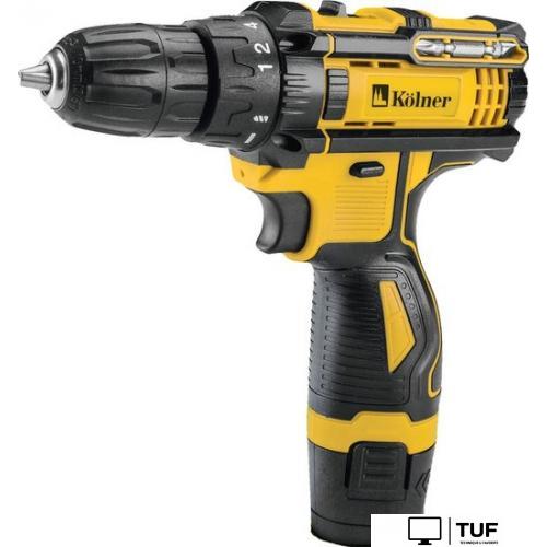 Дрель-шуруповерт Kolner KCD 12/2C (с 2-мя АКБ, кейс)