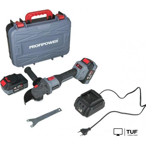 Угловая шлифмашина Profipower MKDGA-18V (с 2-мя АКБ, кейс)