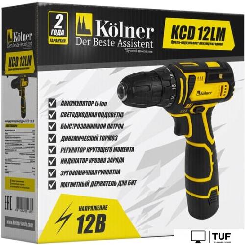 Дрель-шуруповерт Kolner KCD 12LM (с 1-м АКБ)