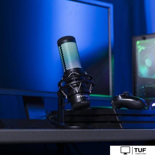 Проводной микрофон HyperX QuadCast S (черный)