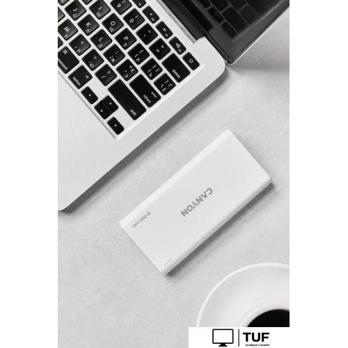 Внешний аккумулятор Canyon PB-108 10000mAh (белый)
