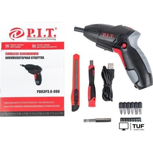Электроотвертка P.I.T. PD03P3.6-006 (с АКБ)