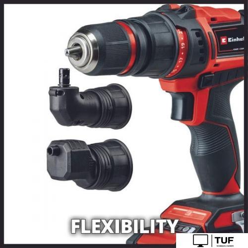 Дрель-шуруповерт Einhell E-CD 18/45 3X-Li 4513990 (с 1-им АКБ, кейс)