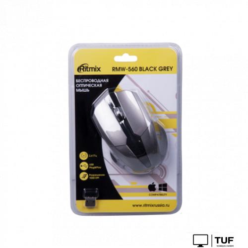 Мышь Ritmix RMW-560 (черный/серый)