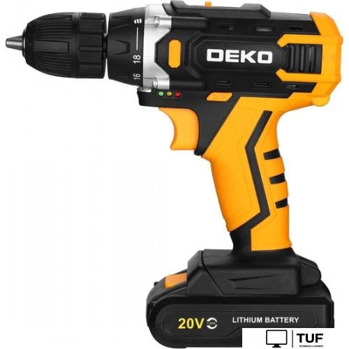 Дрель-шуруповерт Deko Banger 20V ONE + 083-1042 (с 1-им АКБ)