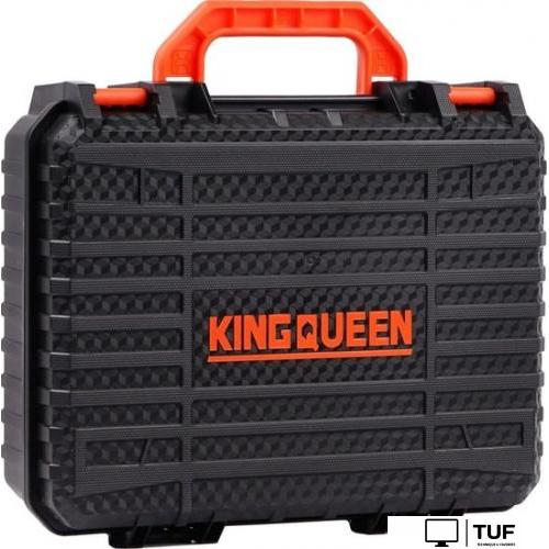 Ударная дрель-шуруповерт KingQueen KQ-101k (с 2-мя АКБ, кейс)
