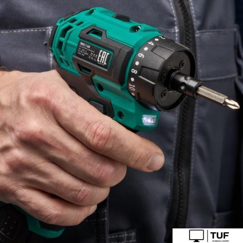 Дрель-шуруповерт Rokodil Twist 2 Air 1047298 (с 2-мя АКБ, сумка, набор оснастки)