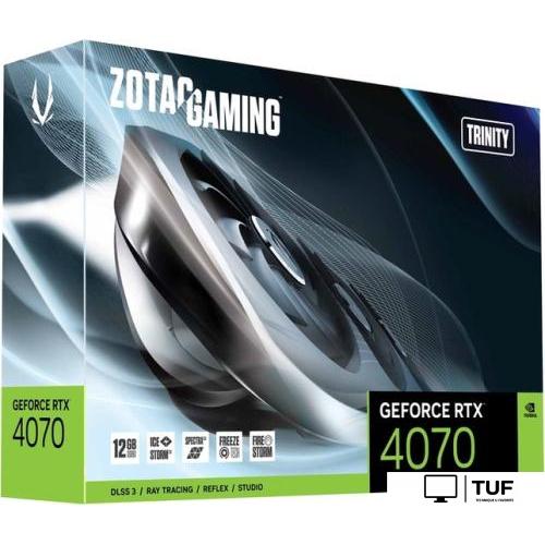 Видеокарта ZOTAC GeForce RTX 4070 Trinity ZT-D40700D-10P