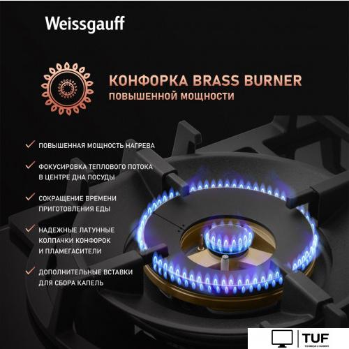 Варочная панель Weissgauff HGG 6441 BG Brass