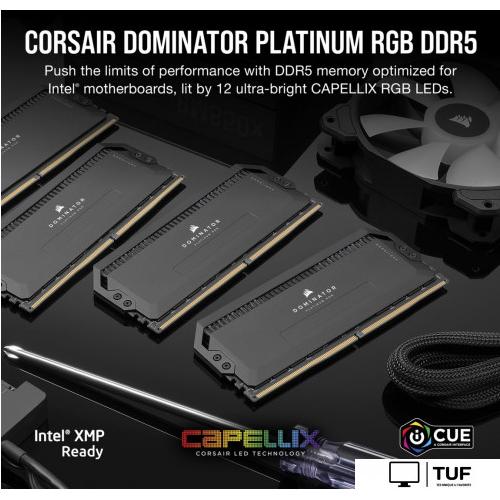 Оперативная память Corsair Dominator Platinum RGB 2x32ГБ DDR5 6600 МГц CMT64GX5M2B6600C32