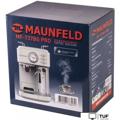 Рожковая кофеварка MAUNFELD MF-737BG Pro