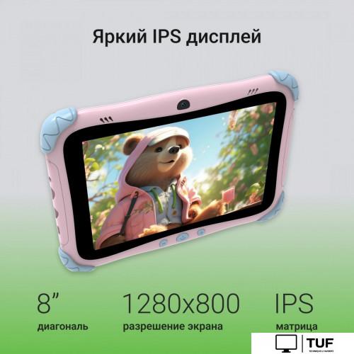 Детский планшет Digma Kids A8 2GB/32GB (розовый)