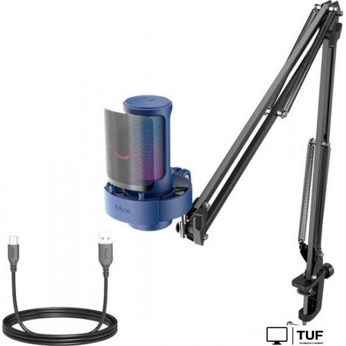 Проводной микрофон FIFINE A8T (синий)