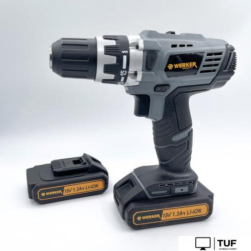 Дрель-шуруповерт Werker EWCDL 814-2 (с 2-мя АКБ, кейс)