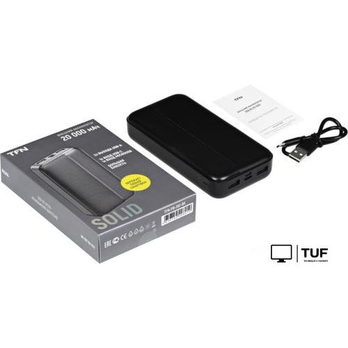 Внешний аккумулятор TFN Solid 20000mAh (черный)
