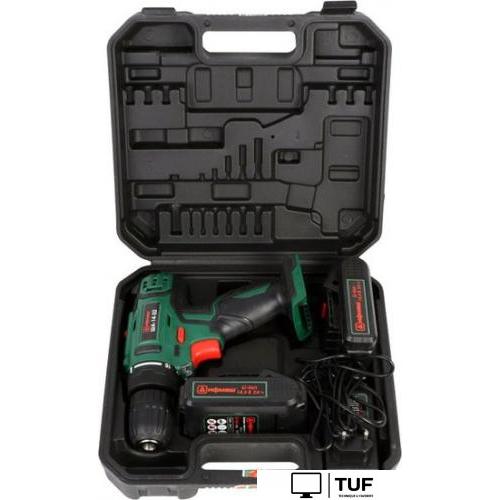 Дрель-шуруповерт Дифмаш ША-14-02 01022314 (с 2-мя АКБ, кейс)