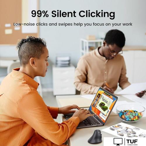 Вертикальная мышь Ugreen MU008 25444 (черный)