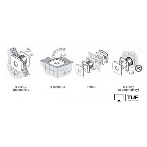 Осевой вентилятор CATA X-MART 12 Inox hygro