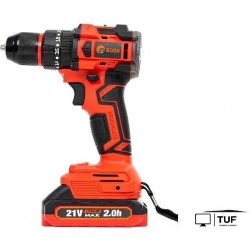 Ударная дрель-шуруповерт Edon UAD-21PBL (с 2-мя АКБ, кейс)