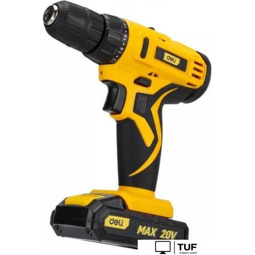 Ударная дрель-шуруповерт Deli DL-CZ20-E1D2 102883 (с 2-мя АКБ, кейс)